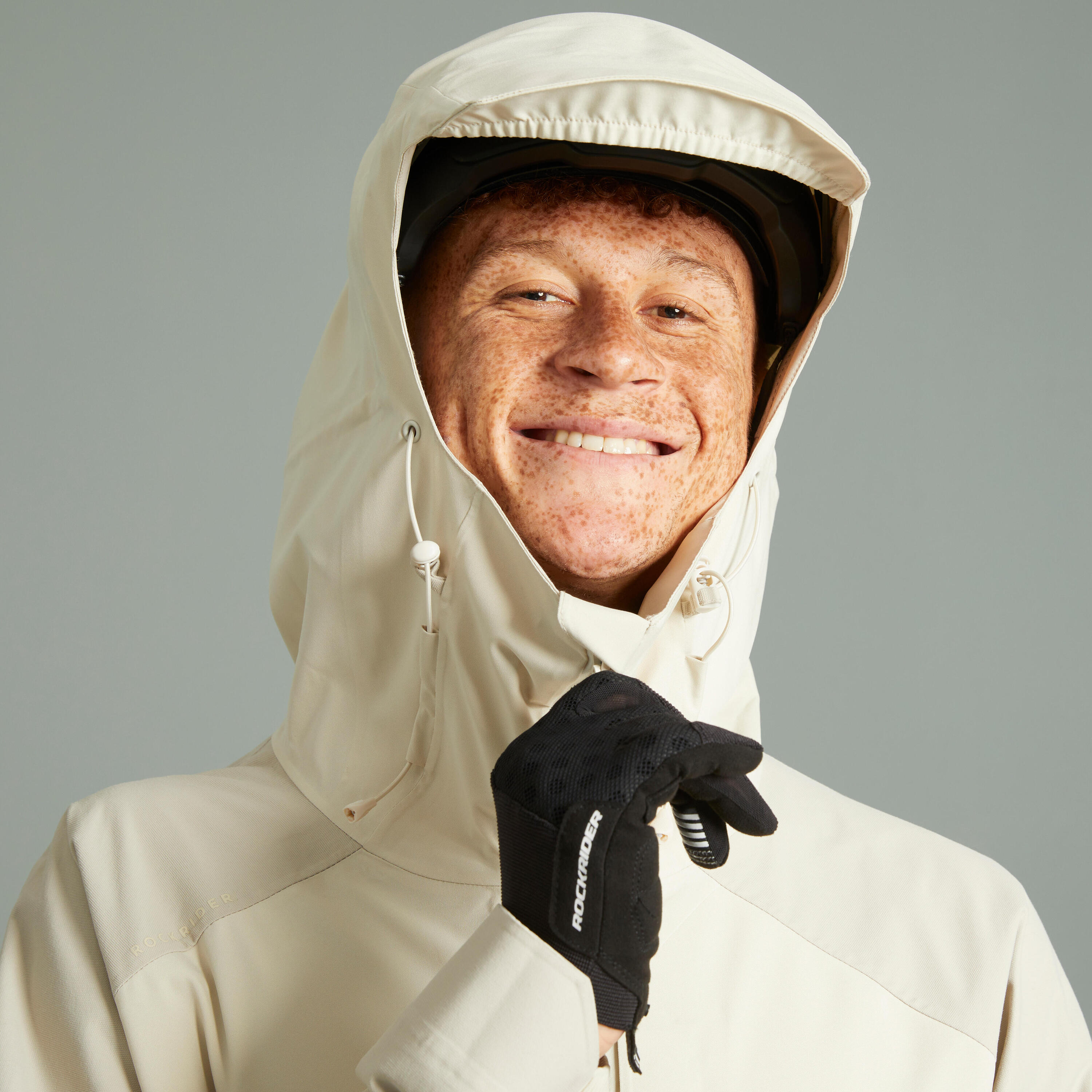 Rainproof MTB Jacket EXPL 700 - Beige 4/12