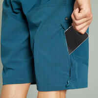 Men's MTB Cargo Shorts - Blue/Green