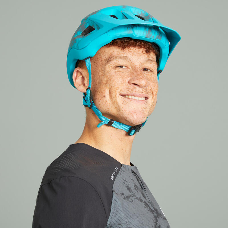 Cască MTB EXPL 500 ALBASTRU DEGRADEU