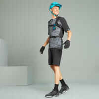 Men's Mountain Bike Cargo Shorts - Black