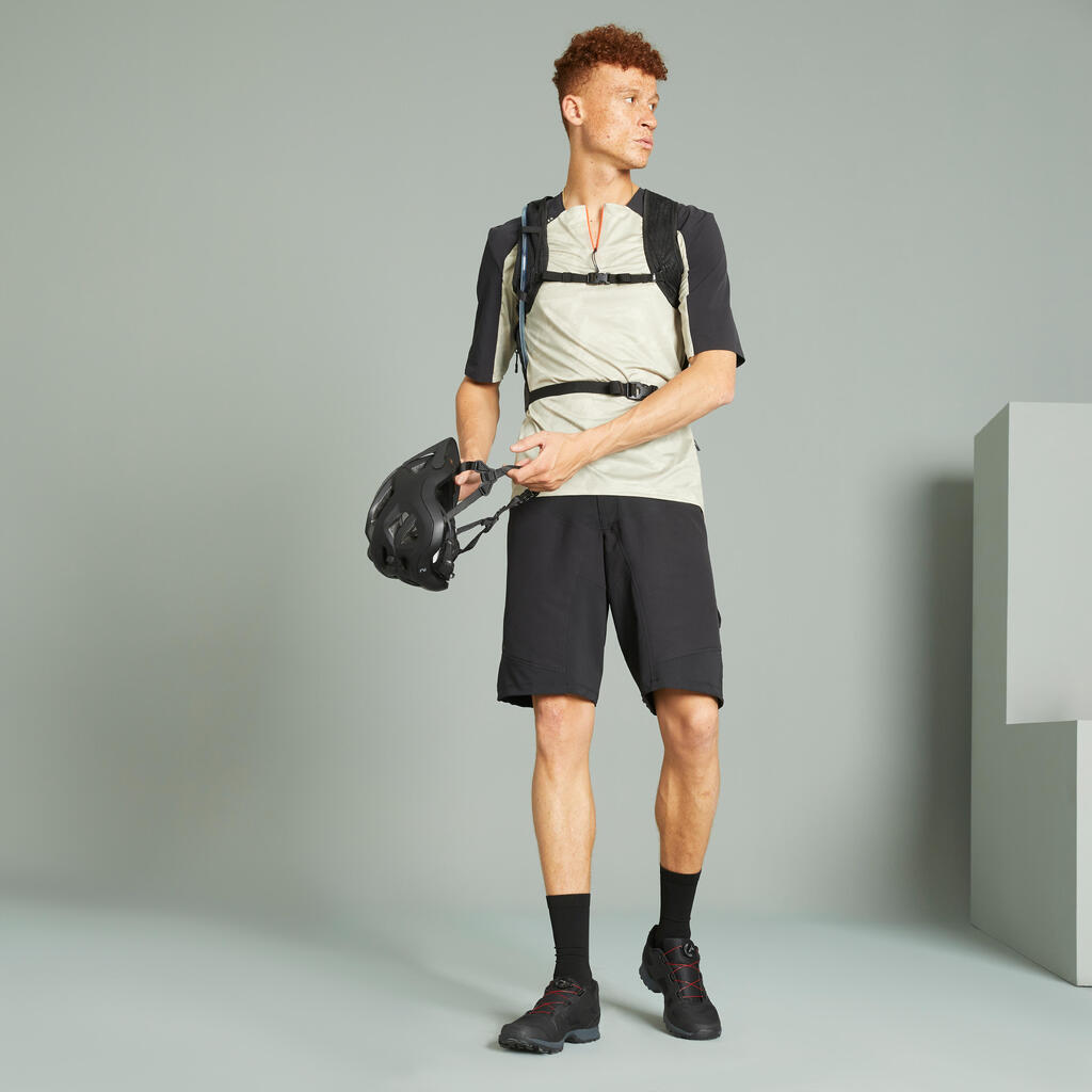 Short Ciclismo MTB Expl 500 Negro Hombre