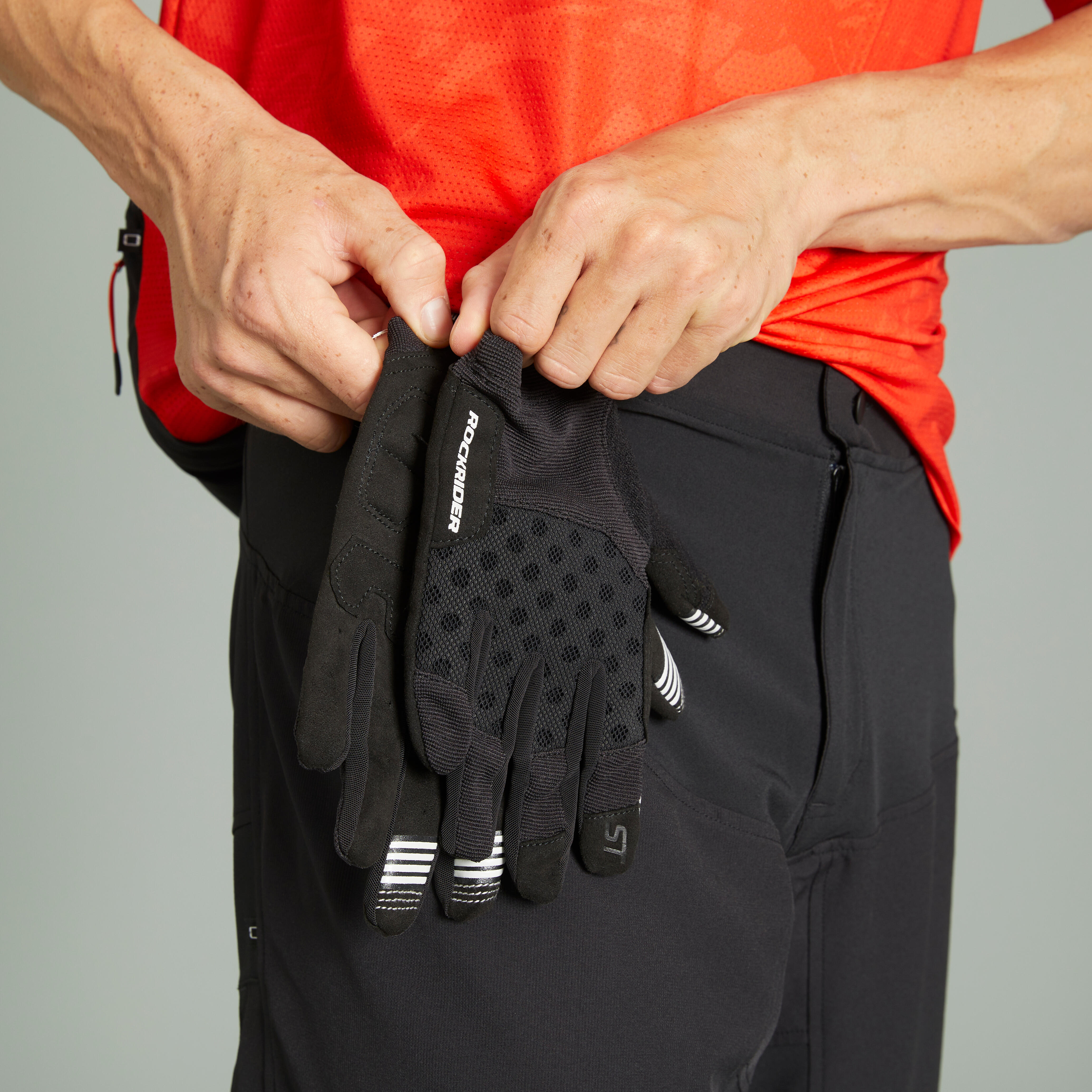 Men's Cycling Shorts - EXPL 500 Black - ROCKRIDER