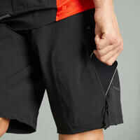 מכנסי רכיבה קצרים לגברים ST 500 - שחור