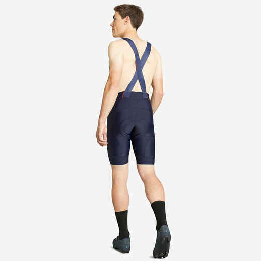 
      Men's Mountain Biking Bib Shorts Race 720 - Blue/Ochre
  