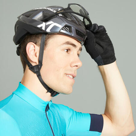 Шолом для гірського велоспорту XC сірий