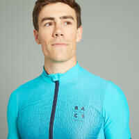 Men's Short-Sleeved Mountain Biking Jersey - Turquoise