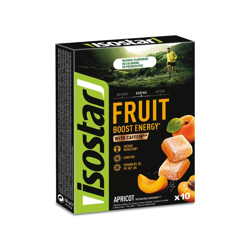 Energia gyümölcszselé, sárgabarackízű, 10x10 g - Energy Fruit Boost