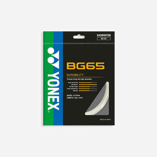 
      BG 65 Badminton String - White
  