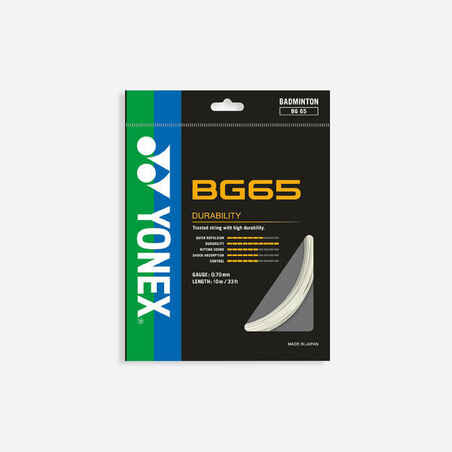 BG 65 Badminton String - White