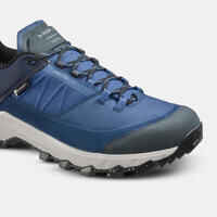 Men's waterproof hiking shoes - MH500 blue