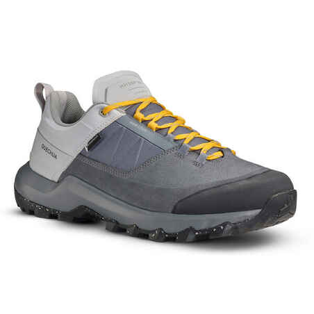 Sivi moški vodoodporni pohodniški čevlji MH500