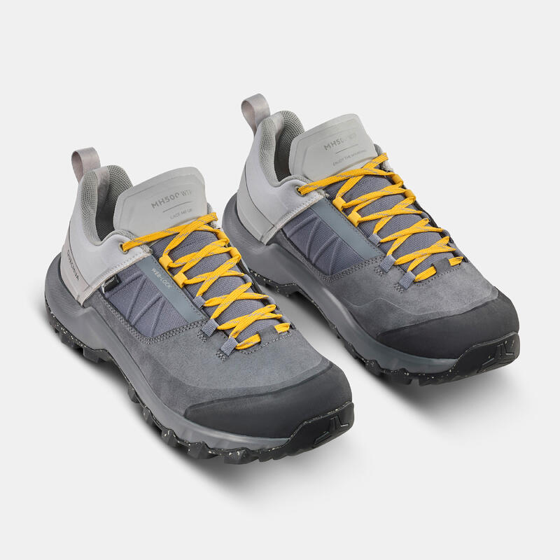 Zapatillas de montaña y trekking impermeables Hombre Quechua MH500