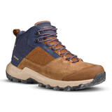 Men's Waterproof Mountain Walking Shoes - MH500 Mid Brown