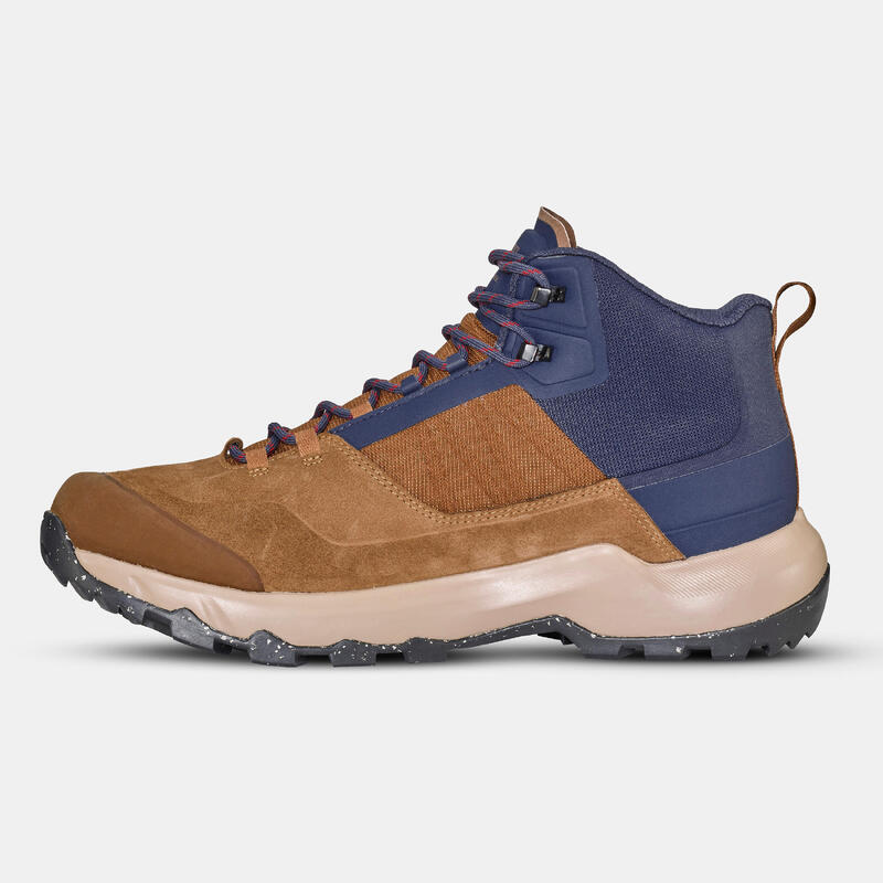 Chaussures imperméables de randonnée montagne - MH500 MID marron - homme