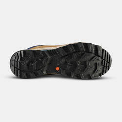Men's Waterproof Mountain Walking Shoes - MH500 Mid Brown