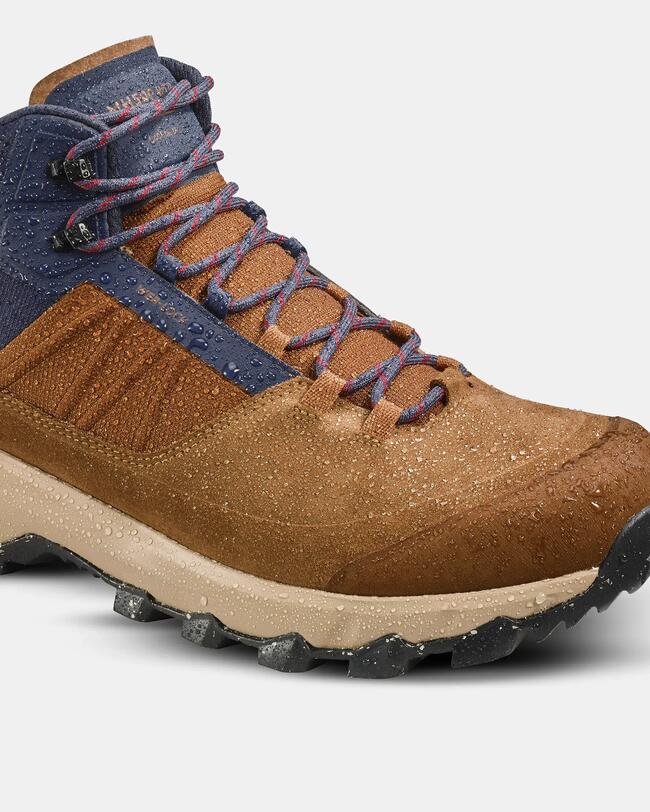 Scarpe trekking uomo MH500 MID impermeabili marroni