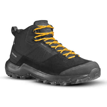 Men’s Waterproof Hiking Shoes MH500 MID – Black - Decathlon