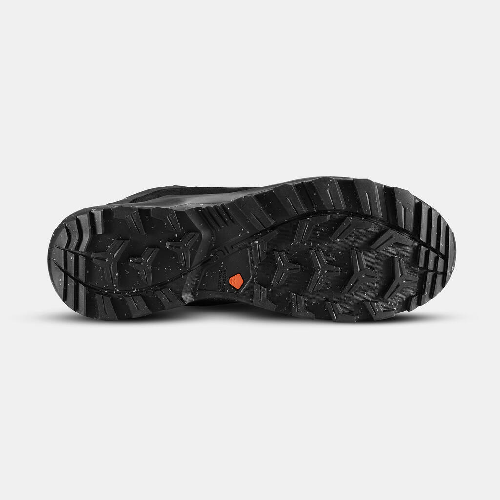 Men’s Waterproof Hiking Shoes MH500 MID – Black