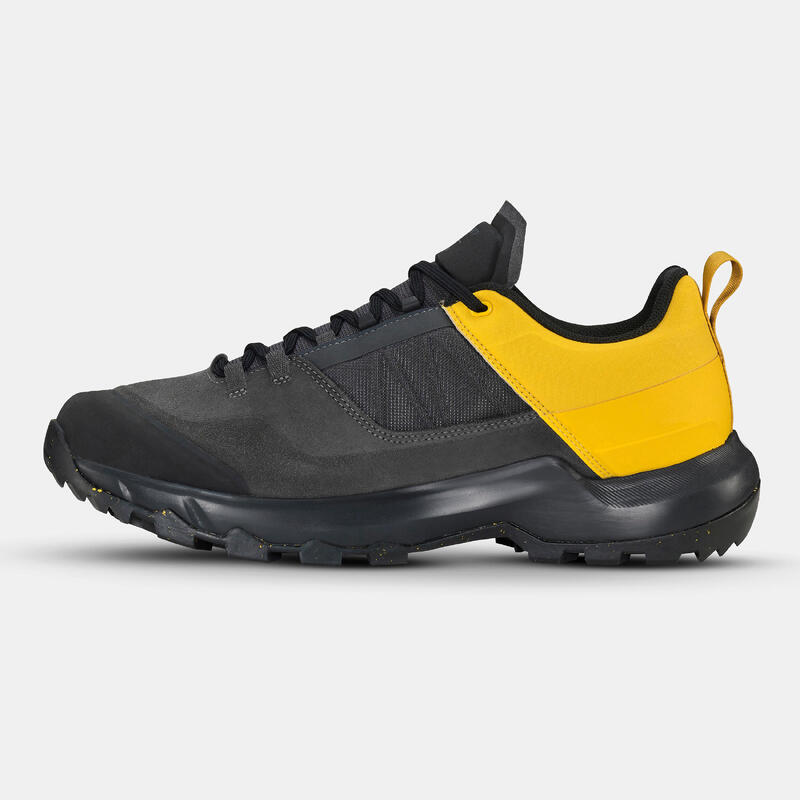 Men’s Waterproof Hiking Shoes MH500 - Black/Yellow