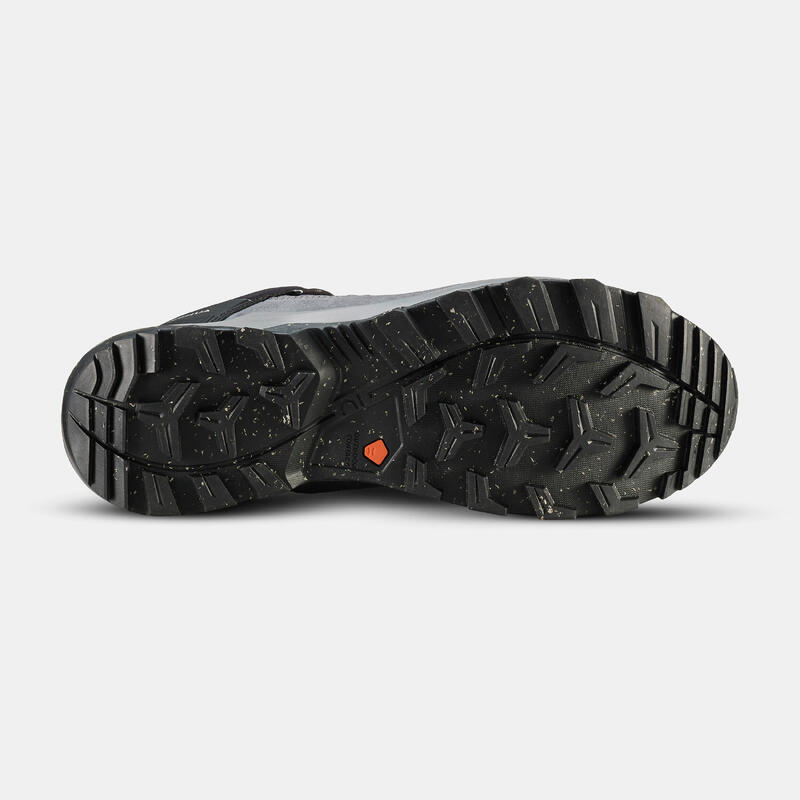 Men’s Waterproof Hiking Shoes MH500 waterproof Grey/Black