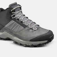 Men's waterproof mountain hiking shoes - MH500 Mid - Grey