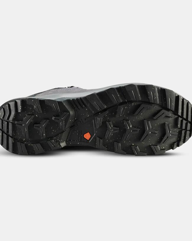 Męskie wodoodporne turystyczne buty górskie MH500 mid - szare