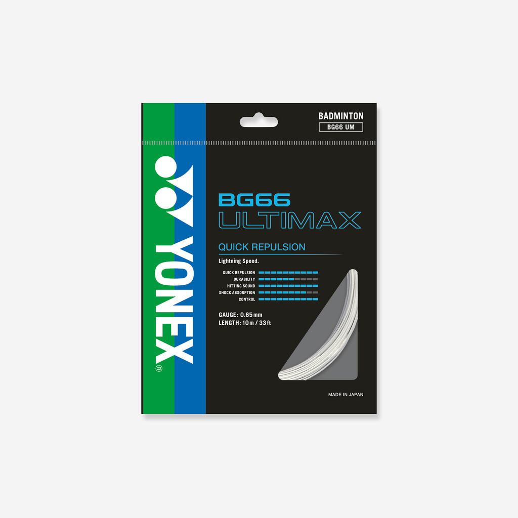 BG 66 Ultimax Badminton String - White