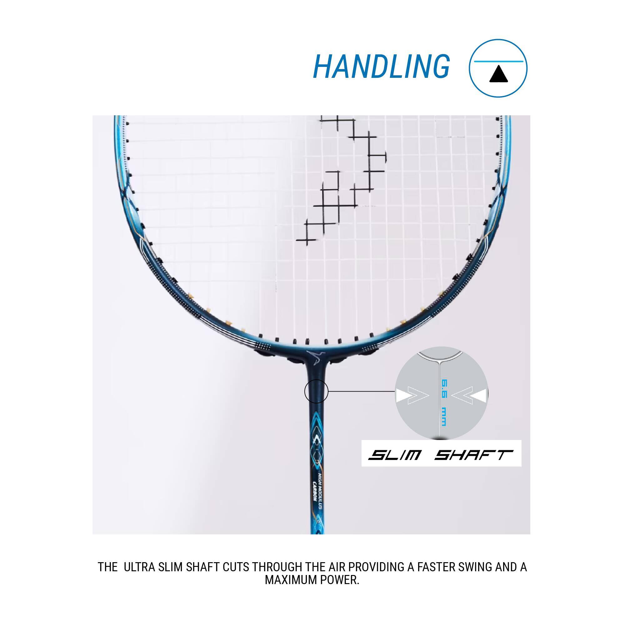 Adult Badminton Racket BR 990 C Dark Blue -  5