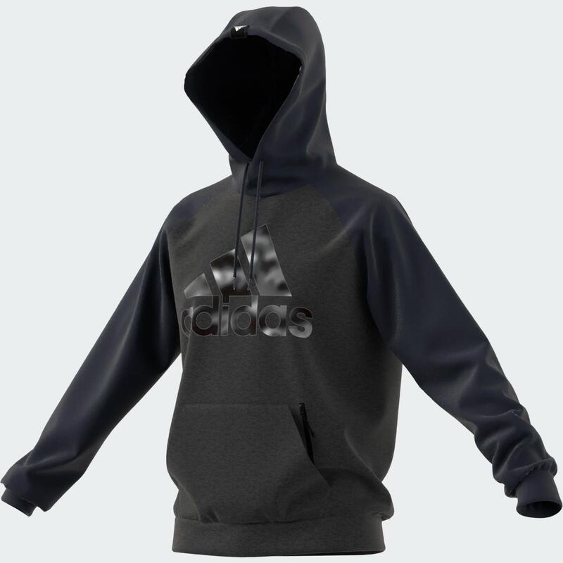 Sudadera Fitness Cardio Game&Co Adidas Hombre Gris Capucha