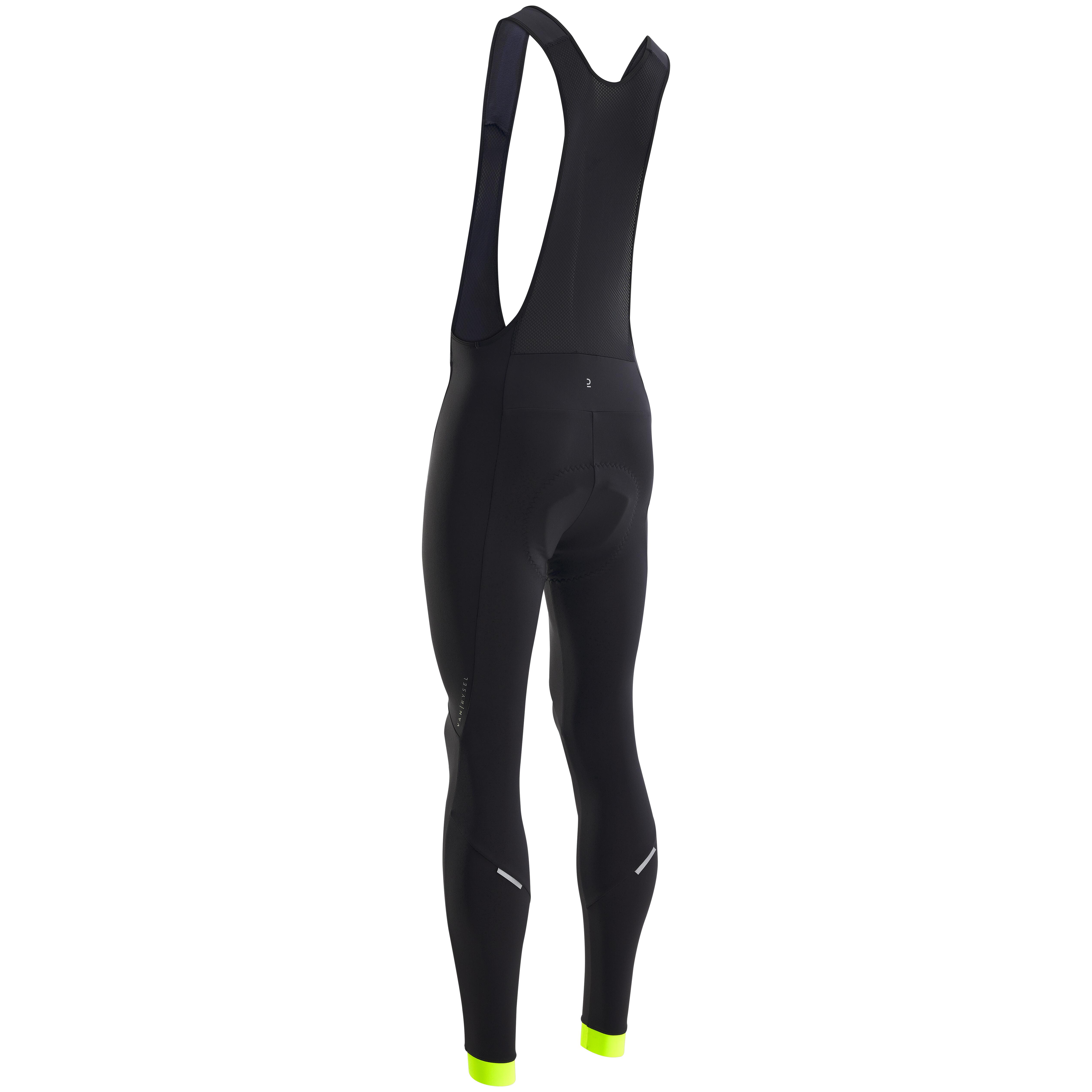 Men s Winter Cycling Bib Tights RC100