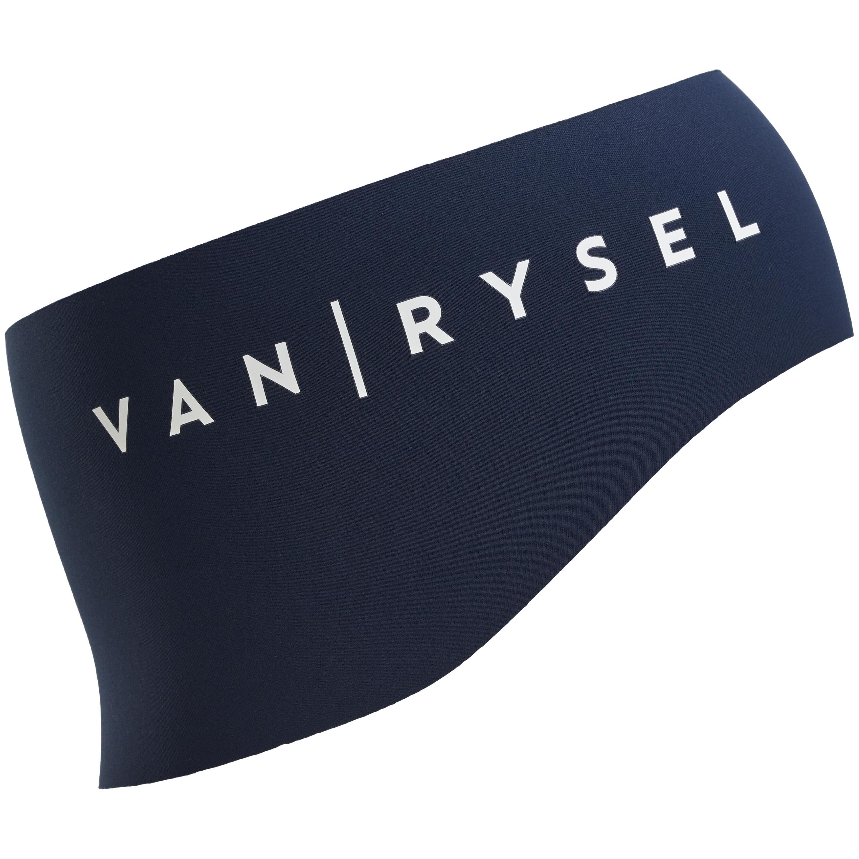 Cycling UnderHelmet Headband 900 Blue/Beige VAN RYSEL Decathlon