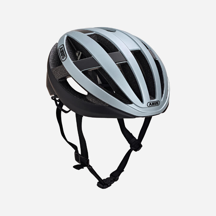 Road Cycling Helmet Viantor Silver ABUS Decathlon