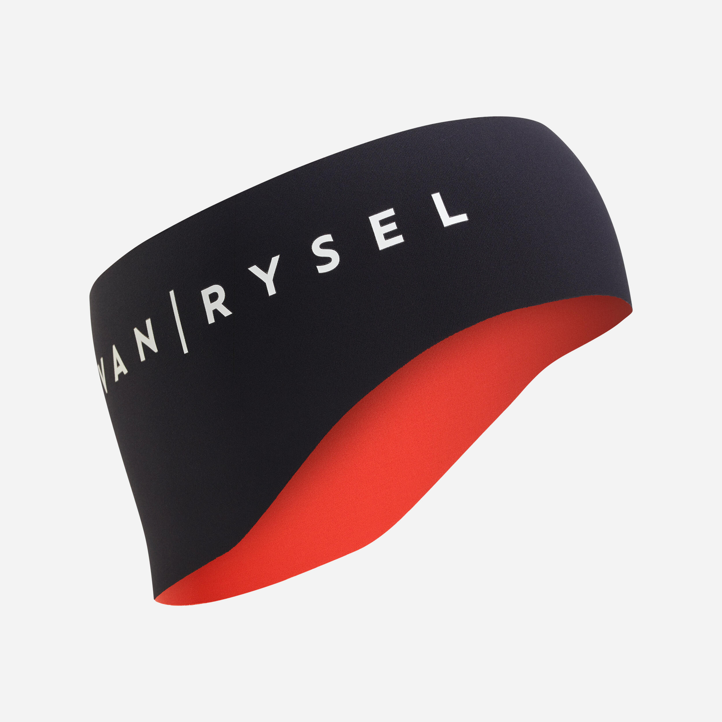 Cycling Under-Helmet Headband 900 - Black/Red 1/2