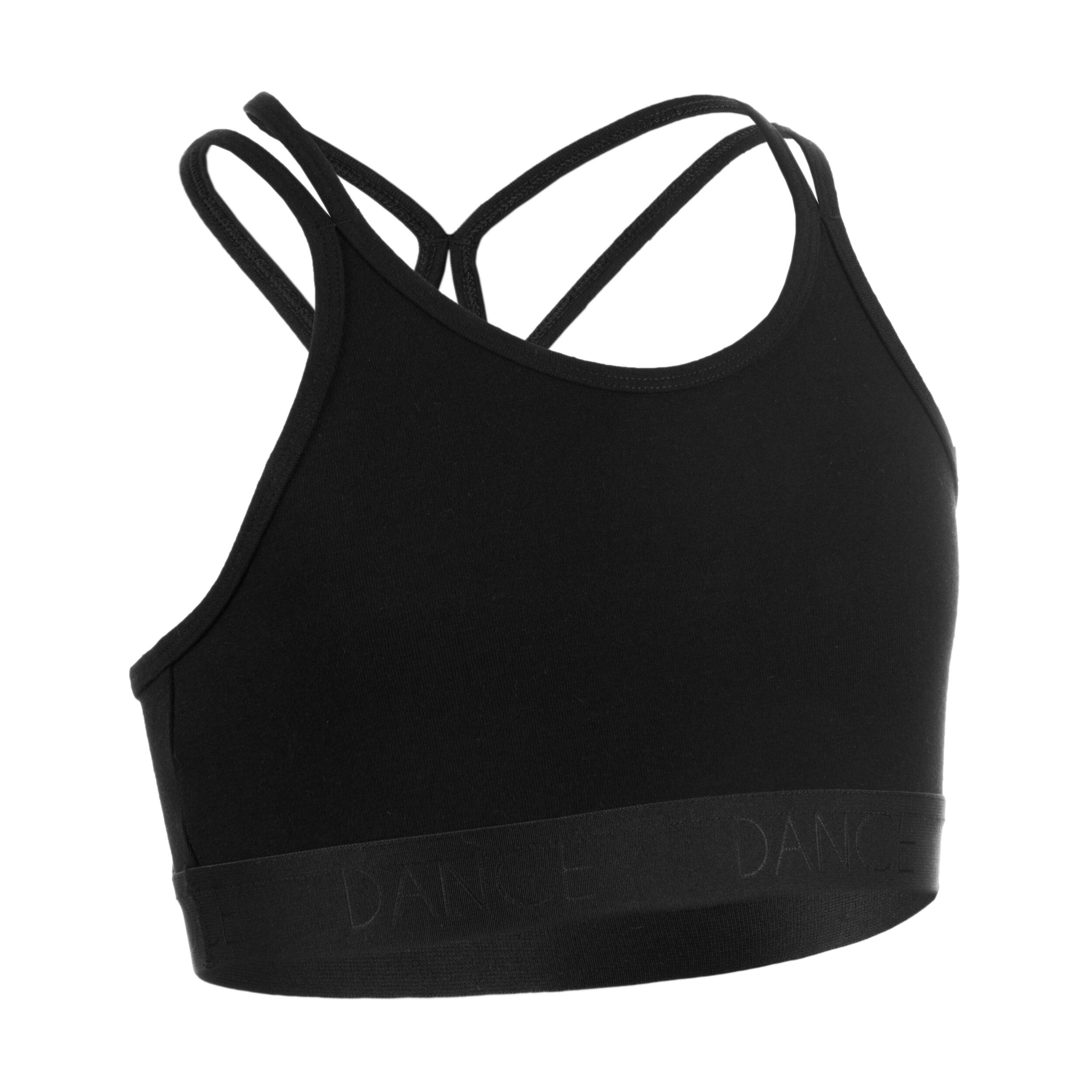 Soutien-gorge de danse fines bretelles fille - noir - STAREVER