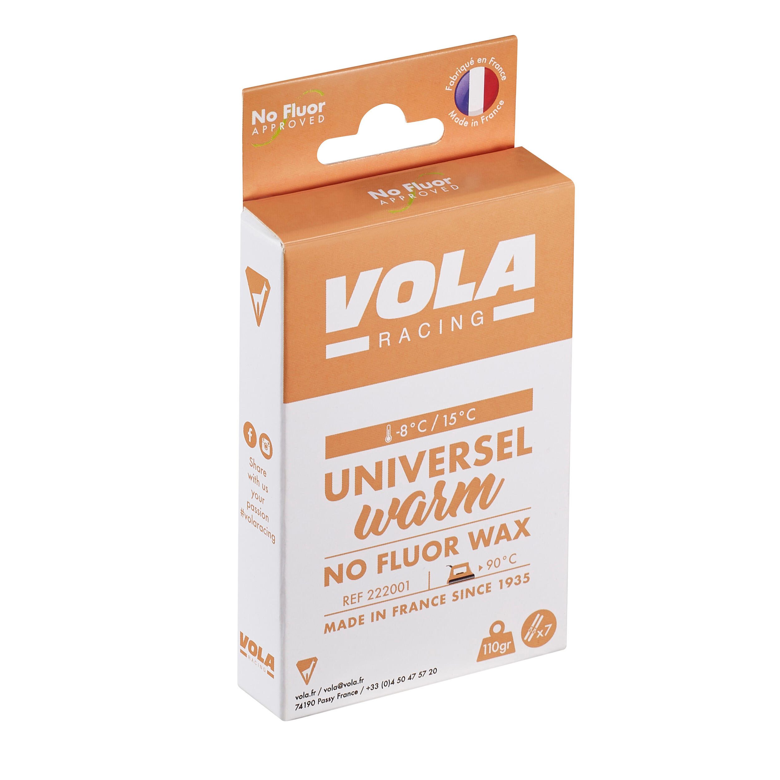 Universal Ski Wax 110g Vola