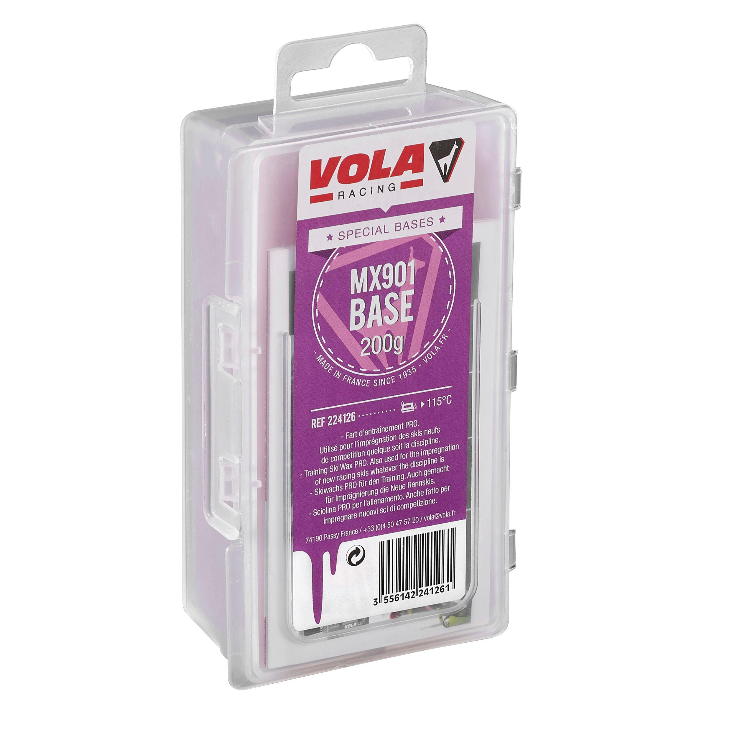 WAX MX901 200 g Vola base wax for skis or snowboards. 2/2