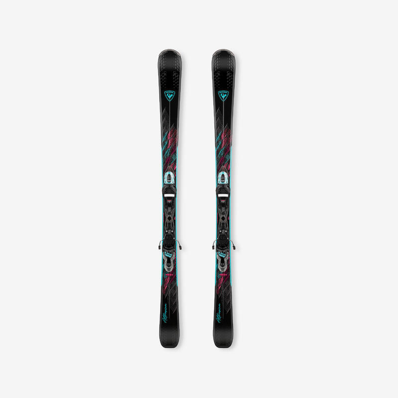 SKIS DE PISTA MULHER COM FIXAÇÃO / ROSSIGNOL ATTRAXION 