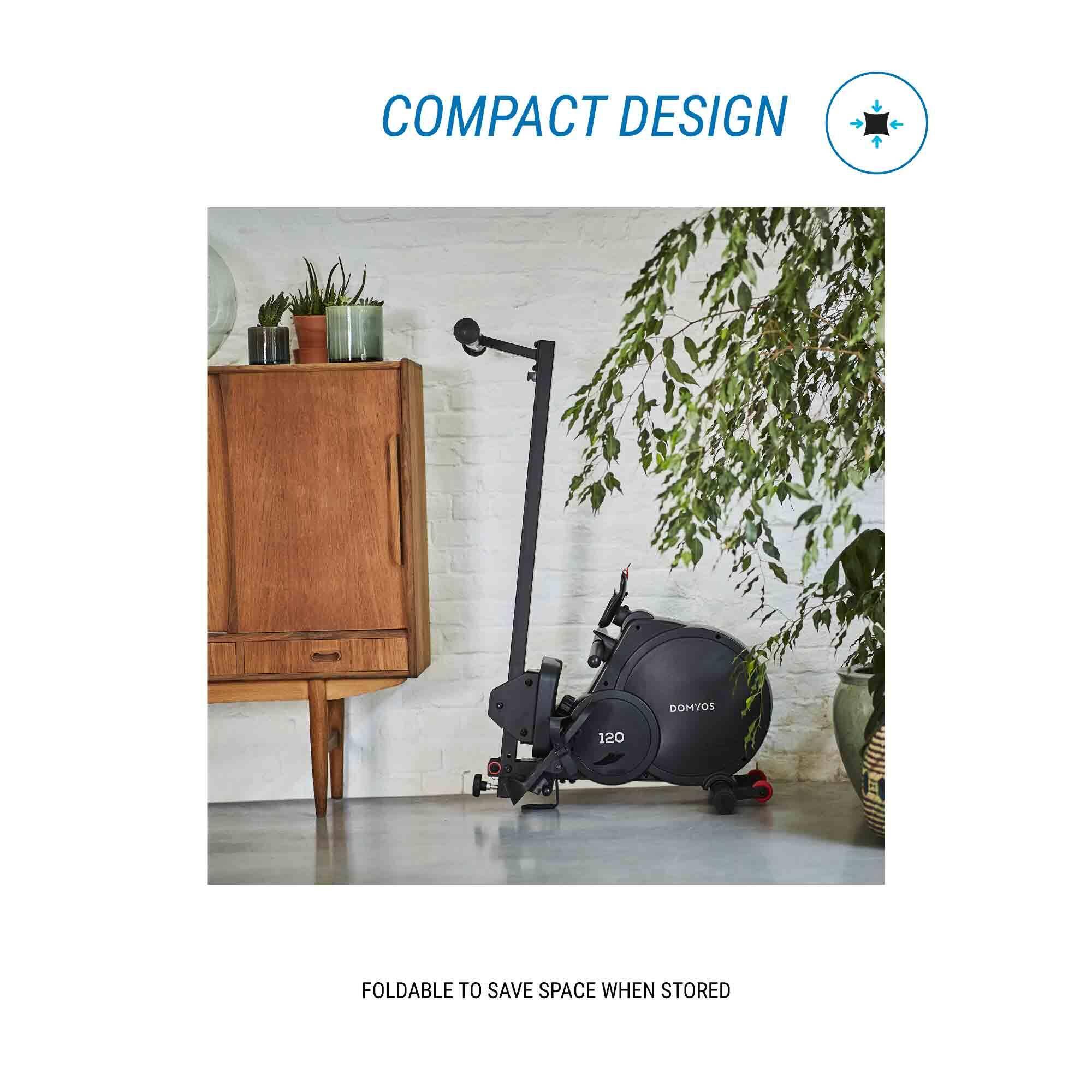 Compact Rowing Machine, 4Kg Flywheel, Foldable with 8 Resistance Levels FRW 120 -  5