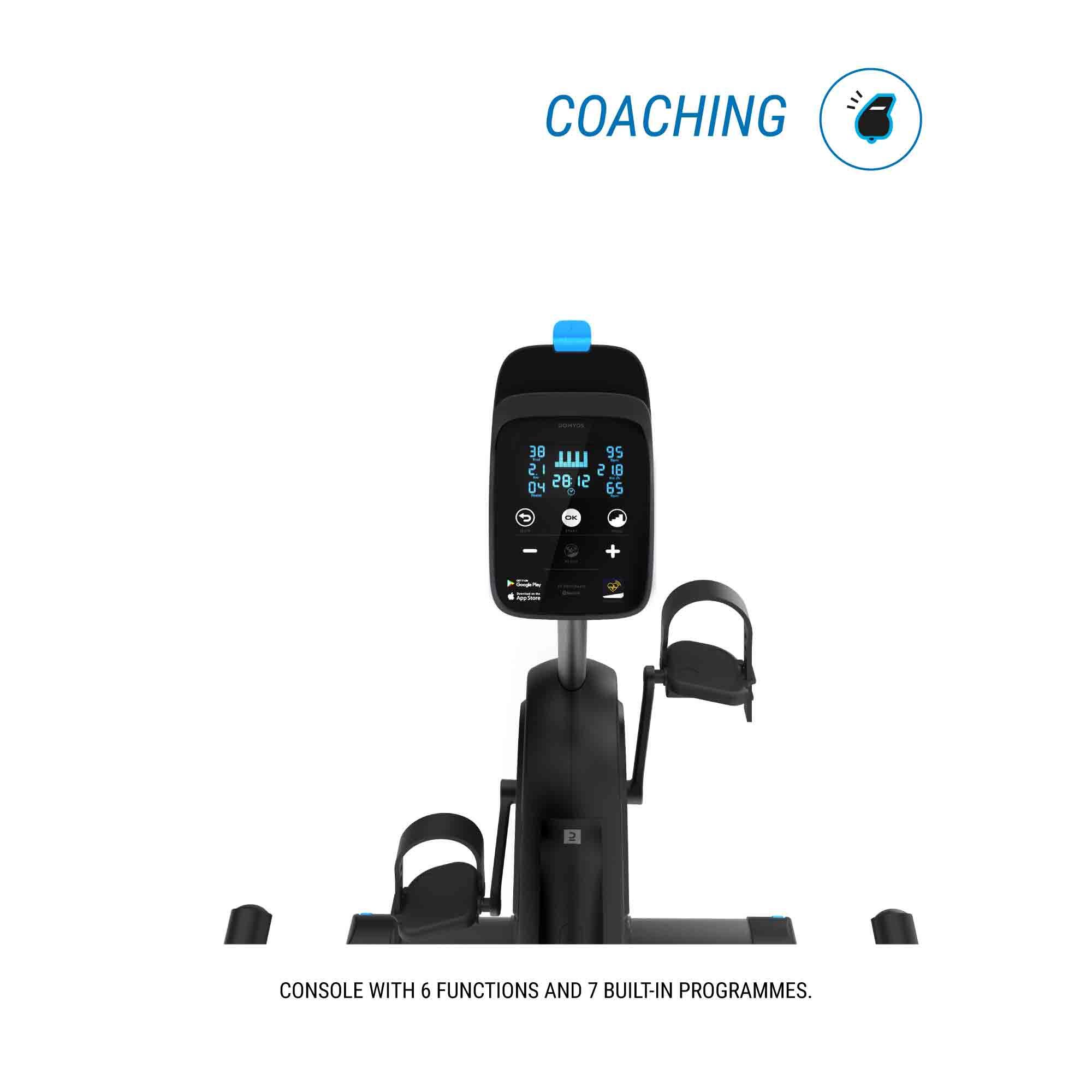 Exercise Bike EB Seat Semi Recumbent E Connected