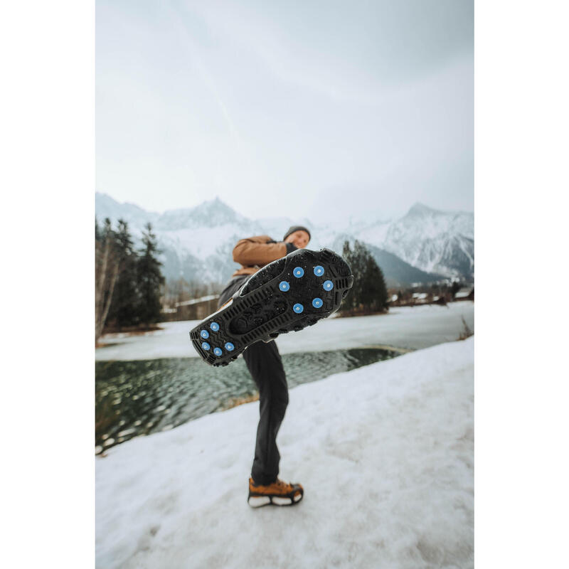 Crampons à neige de randonnée spikes SH100 noir