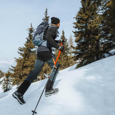 Randonnée sur neige : raquettes ou crampons neige ?