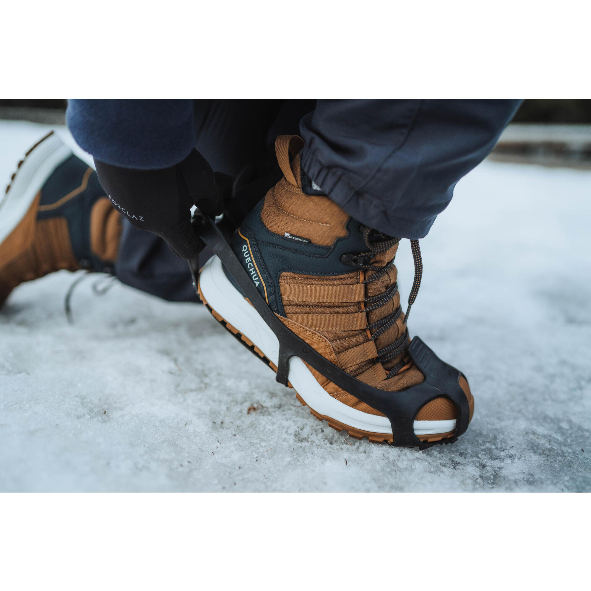 CRAMPONS A NEIGE SH100 ADULTE XS A XL QUECHUA Decathlon