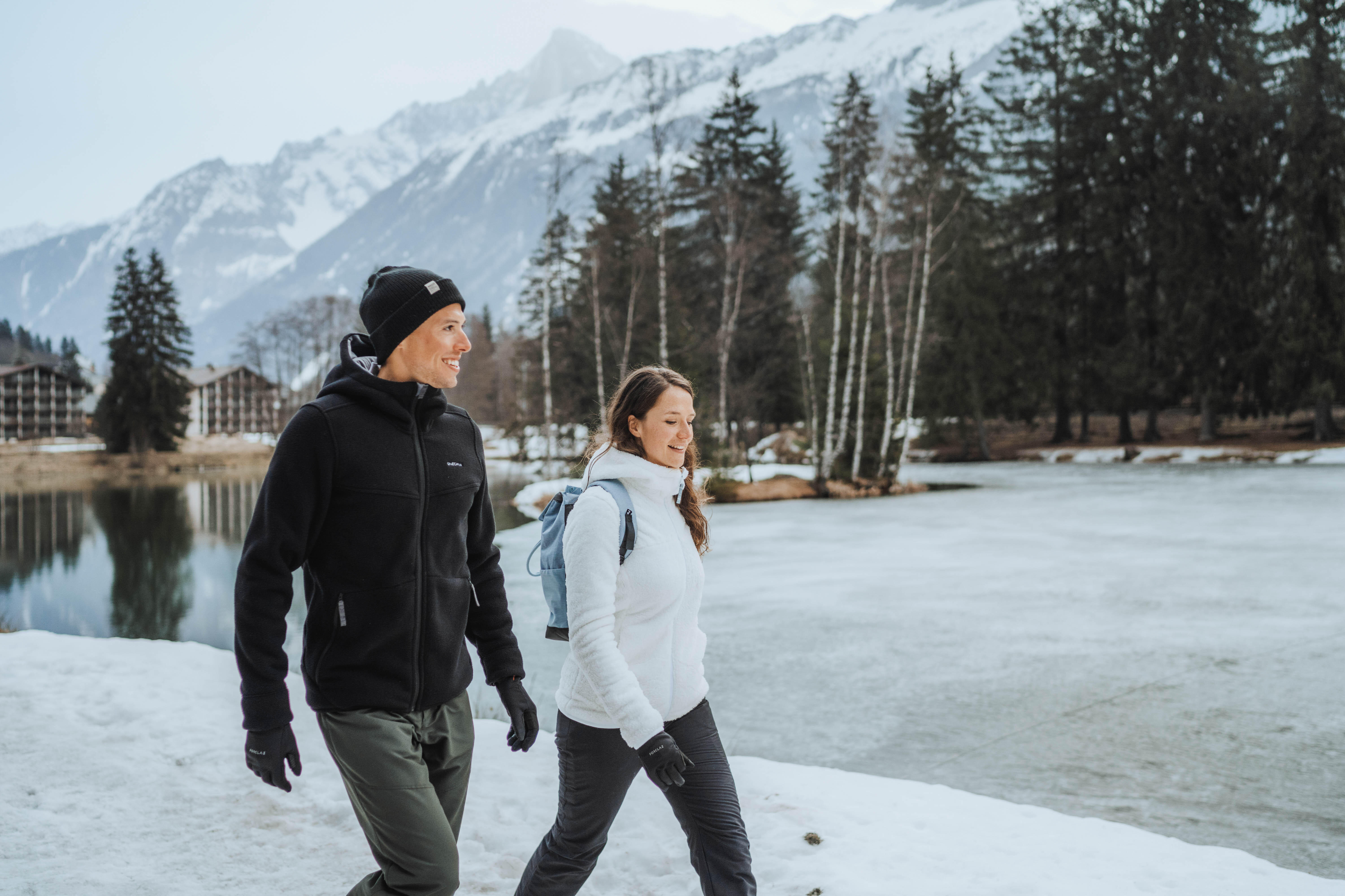 Veste en polaire à capuchon homme – SH 500 - QUECHUA