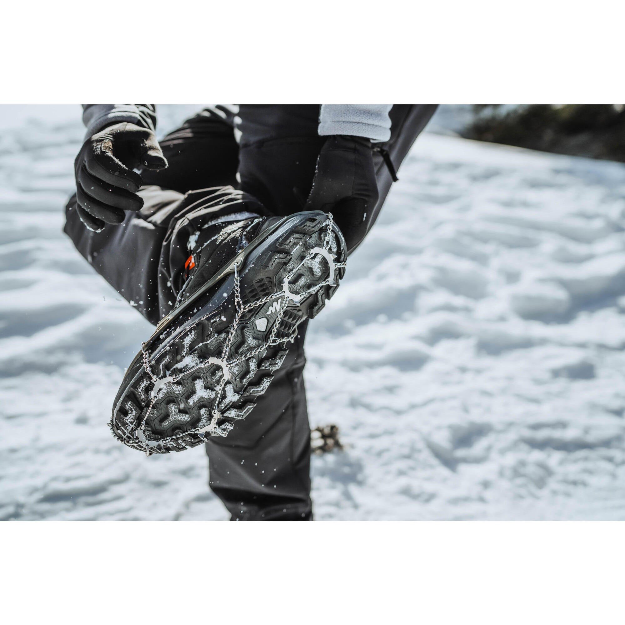 SNOW CRAMPONS - SH500 MOUNTAIN LIGHT - ADULT - S TO XL