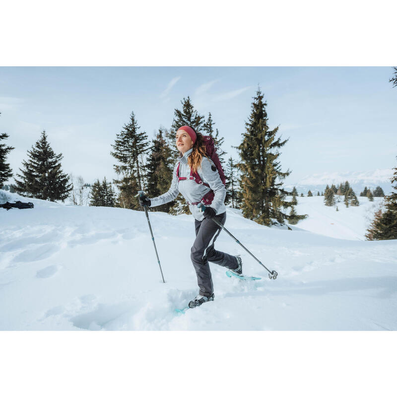 Dámská turistická hřejivá fleecová mikina SH 500 Mountain