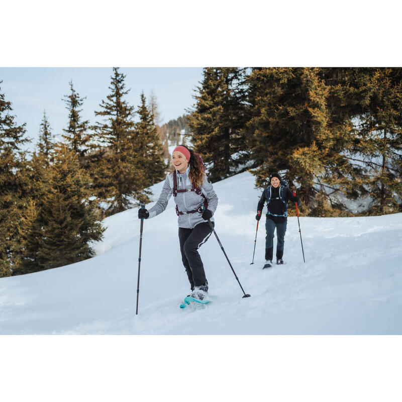 Fleecejacke Damen warm Winterwandern - SH500 Mountain