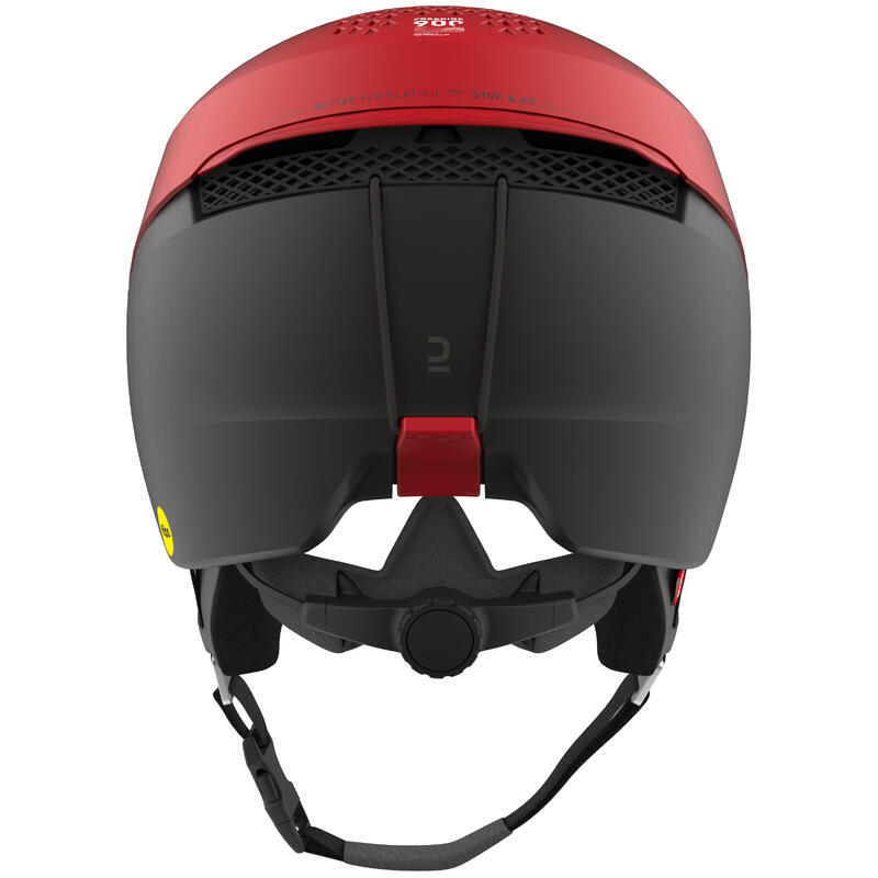 Casque Ski Freeride adulte - FR 900 Mips -Rouge Noir