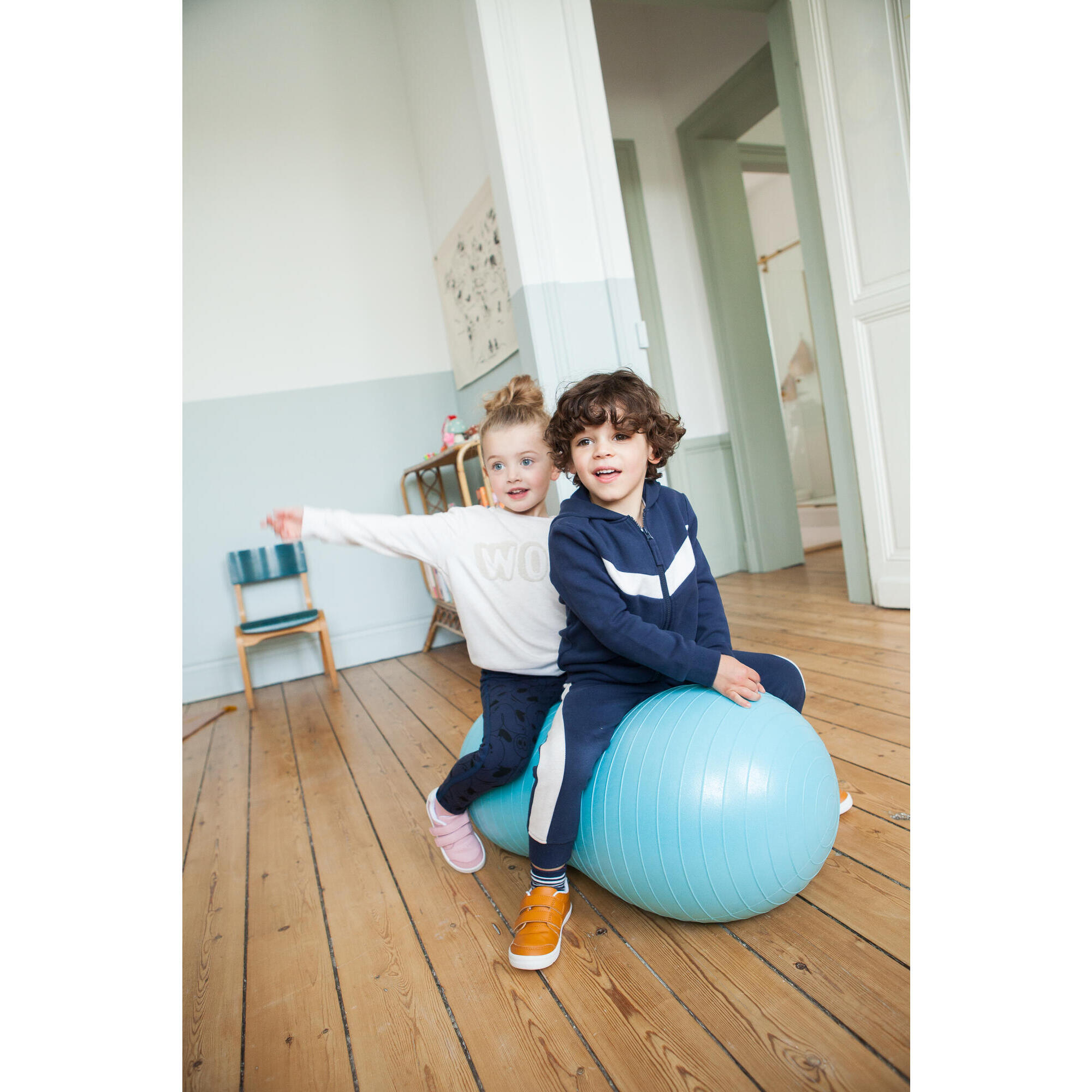 Pantaloni caldi slim blu navy per bambini Baby Gym