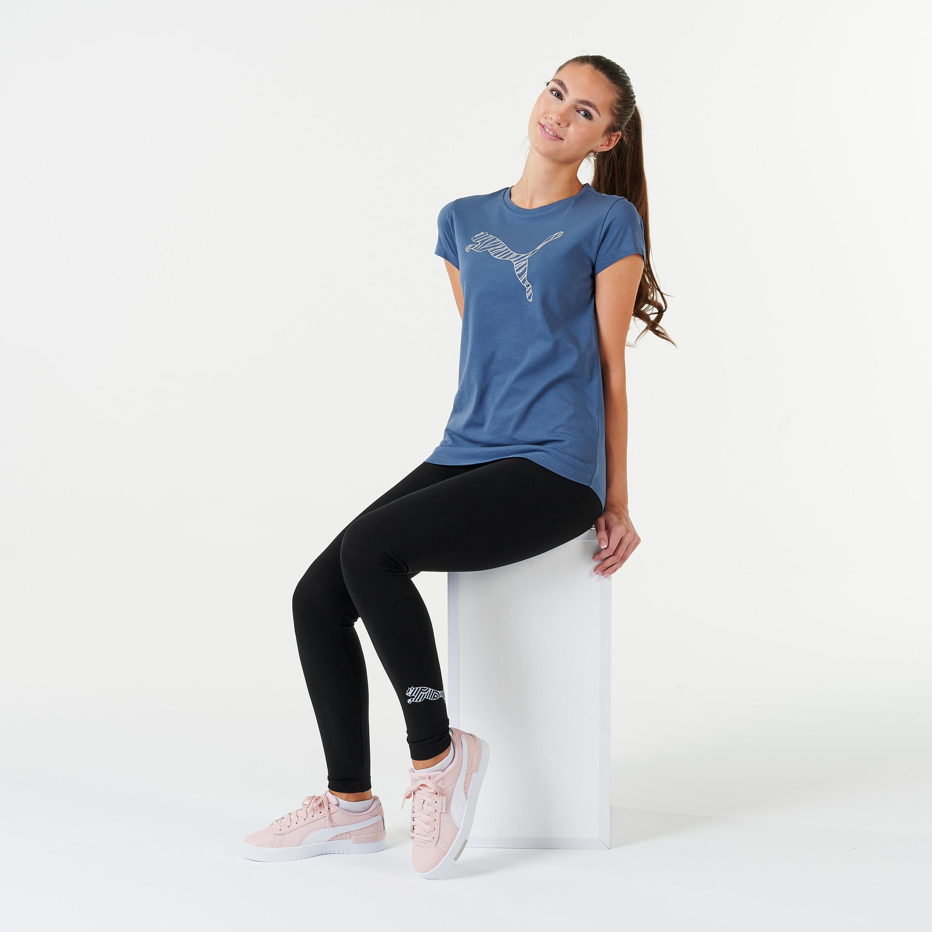 T-Shirt - Blue/Grey 4/6