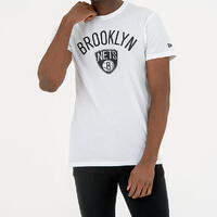 T-shirt NBA manches courtes homme/femme Brooklyn Nets - blanc